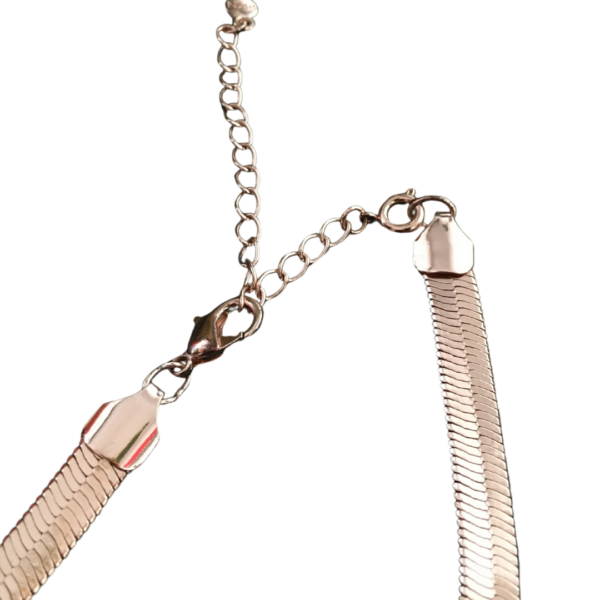 Rose Gold Herringbone Chain - Image 3
